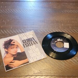 Gloria Estefan Vinyl 45 Record Anything For You Excellent Condition BOGO